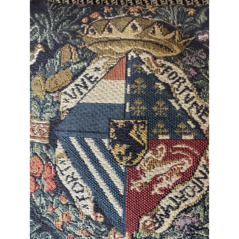 Mini Margaret of Austria Heraldic Tapestry Pillow Made in England‎  7